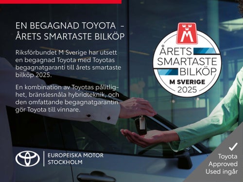 Toyota Yaris Hybrid 1,5 HSD ACTIVE KOMFORTPAKET / V-HJUL / MOMS
