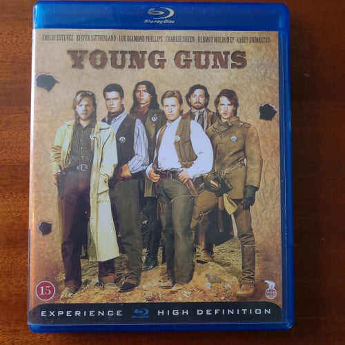 Young Guns - Emilio Estevez - Kiefer Sutherland - Charlie Sheen - Bluray