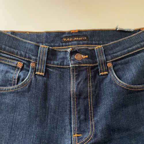 Nudie Jeans Co blå jeans, storlek W31 L32