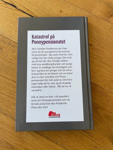 Katastrof på Ponny pensionatet av Christine Pullein-Thompson, häst, 1999, Pollux