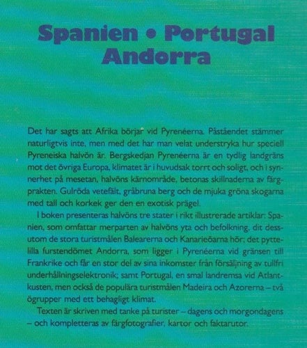 Länder och folk. Spanien, Portugal och Andorra.