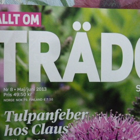 TRÄDGÅRD, NR 8, 2013,