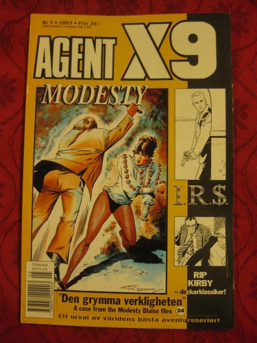 AGENT X9 NR 5 - 2003 - MED MODESTY BLAISE - (SAMFRAKTAR)