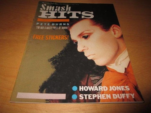 SMASH HITS NR 7 1985. OBS! INGA STICKERS ELLER POSTER! ALL TEXT ÄR PÅ ENGELSKA!