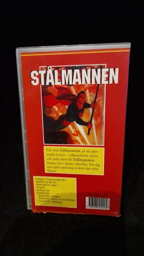 Stålmannen (VHS) Tecknad - Köpvideo - OOP/Utgången