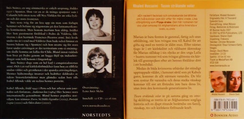 4 styck LJUDBÖCKER : I.,Allende + K. Hosseini + E. Dahlgren + L. Olsson
