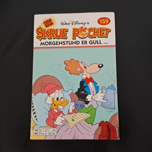 Skrue Pocket nr 159 "Morgenstund er gull..." (ca 2010) – Norsk utgåva