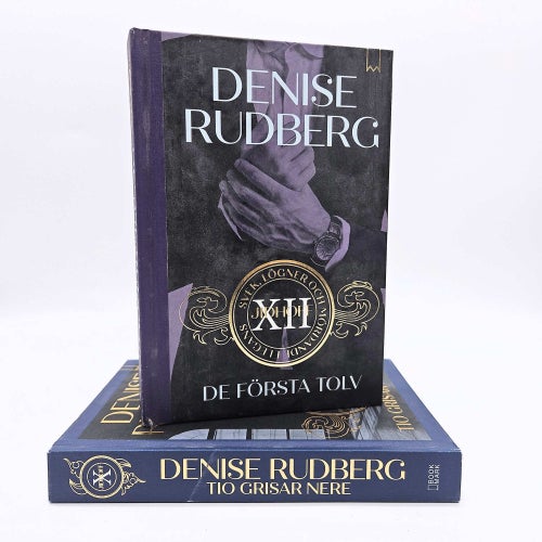 De första tolv / Tio grisar nere - Denise Rudberg (signerad)