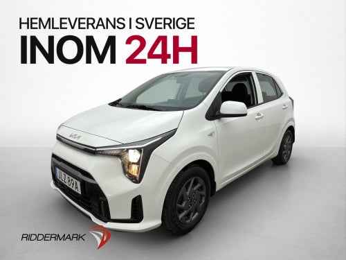 Kia Picanto 1.0 MPI 63hk Action Kamera CarPlay Rattvärm MOMS