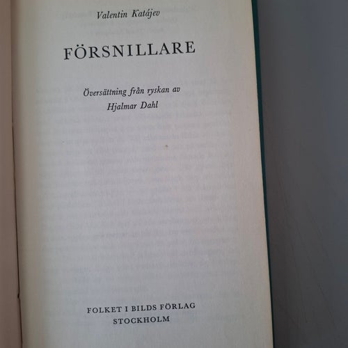 Valentin Katajev: Försnillare
