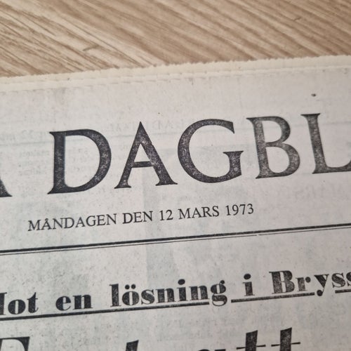 Svenska Dagbladet Måndagen den 12 Mars 1973