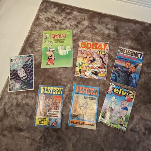 Div serie tidningar 7 st 1980 tal- 2013