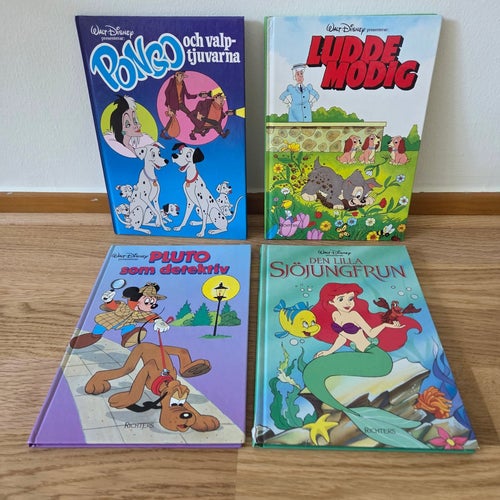 4 st Walt Disney böcker