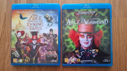 Alice i Underlandet & Alice Through the Looking Glass - Blu-ray (2-filmssamling)