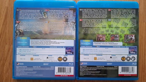 Alice i Underlandet & Alice Through the Looking Glass - Blu-ray (2-filmssamling)