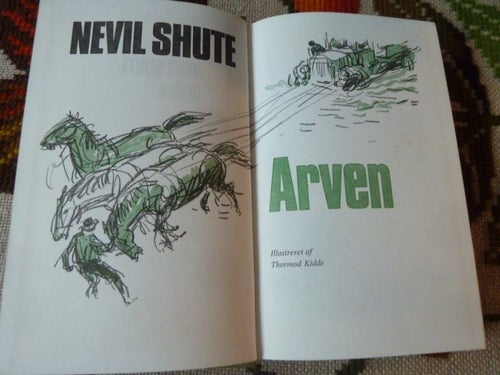ARVEN , NEVIL SHUTE, BOK, DANSK