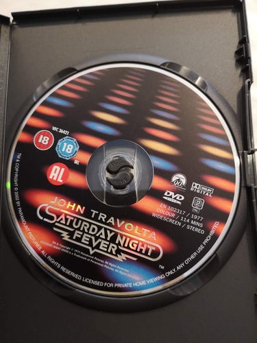 DVD Saturday Night Fever John Travolta TOPPSKICK