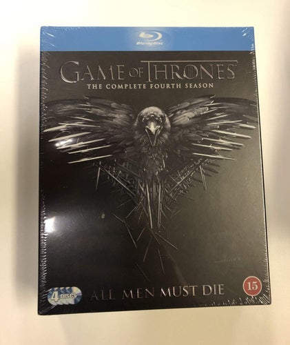 BluRay: GAME Of THRONES Säsong 4 NY, INPLASTAD !!