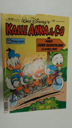 Kalle Anka 1991 nr 38 + , kattersamlarbilder hundar