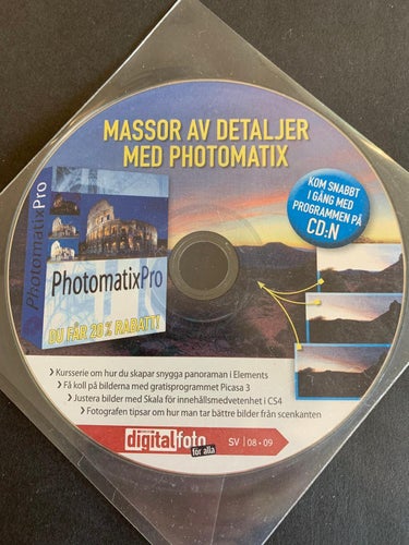 DVD med Foto-kurser och tips (bifogades Digital Foto nr 8, 2009)