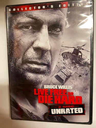 DVD Live free or Die Hard 2 Disc Collectors Edition INPLASTAD