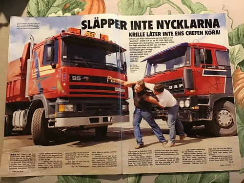 TRAILER NR 7 1990 DAF LIPS I VALLENTUNA,KEMIRA,TRUCK SUPER PRIX,SANDBRON,NORGE