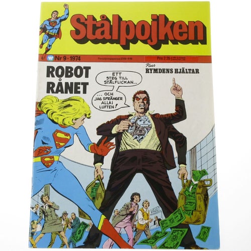 Stålpojken - 1974 - NR 9 - plus rymdens hjältar