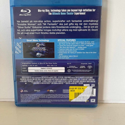 Fantastic 4 Blu ray