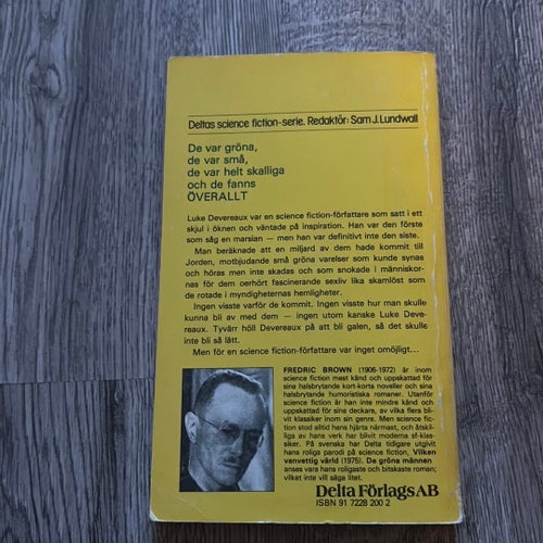 DE GRÖNA MÄNNEN av Fredric Brown, 1980