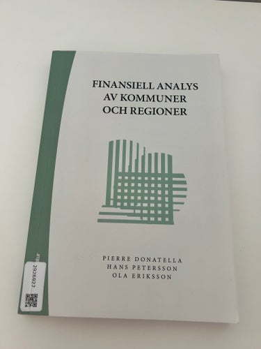 Finansiell analys av kommuner och regioner av Pierre Donatella, Hans Petersson,