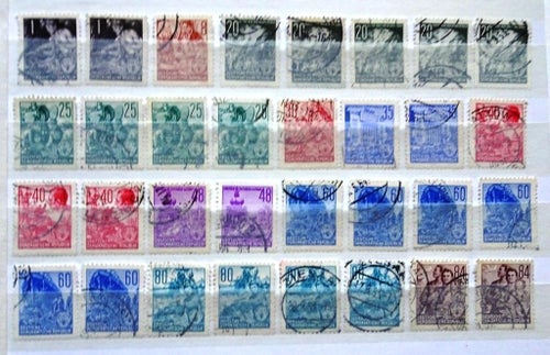 DDR Frimärken Odr. 1953 o