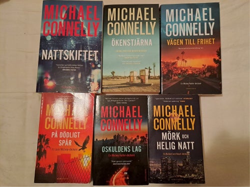 Michael Connelly Bokpaket - pocket deckare storpocket