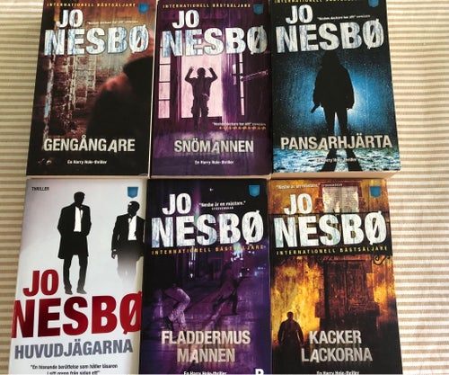 6 böcker av Jo Nesbo