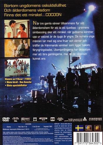 Cocoon - Djupets hemlighet (1985) Ron Howard med Don Ameche och Wilford Brimley.