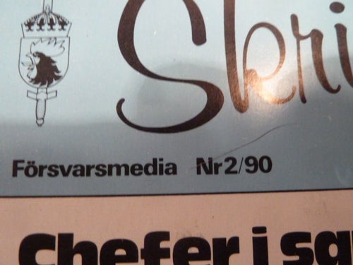 SKRIFT SERIEN, 1990 NR 2, SYNTESINRIKTAT LEDARSKAP, TIDNING