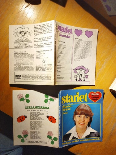 Starlet 1978 nr 21 Omslag Åsa, Polarna, Jörgen Edman Mayte Matheos Baccara VG+