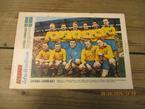 Tidningen REKORD Nr 50-51-1959, Lagbild Svenska Landslaget