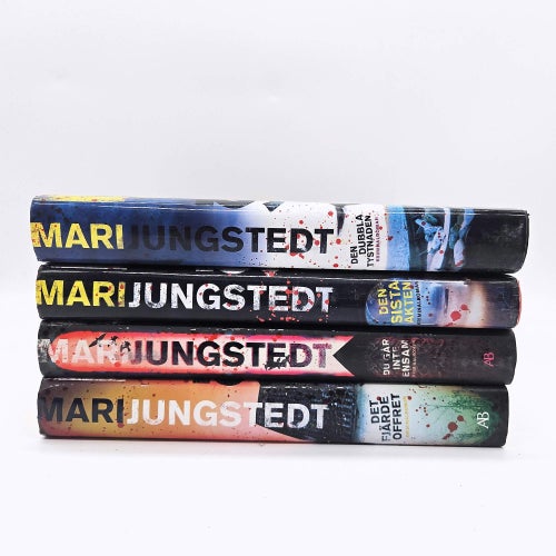 Mari Jungstedt - bokpaket med 4 böcker