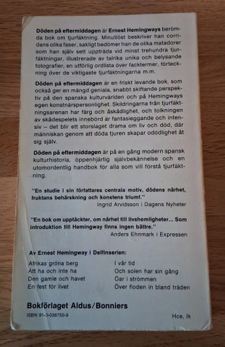Döden på eftermiddagen av Ernest Hemingway 1973