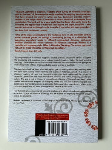 Bok What is Historical Sociology? Richard Lachmann, historia Studentlitteratur
