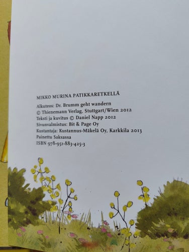 Mikko Murina Patikkaretkellä av Daniel Napp, 2012, Finska