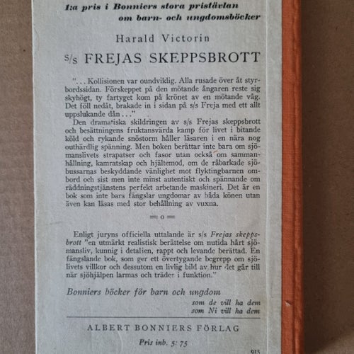 (1937) S/S Frejas Skeppsbrott av Harald Victorin