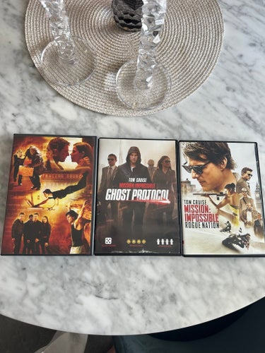 Mission: Impossible - Filmtriologi på DVD + 4 & 5 i filmserien