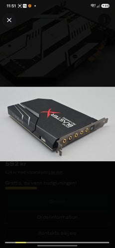 Creative Sound BlasterX AE-5 Ljudkort