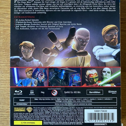 Star Wars The Clone Wars - Hela Andra Säsongen BLURAY