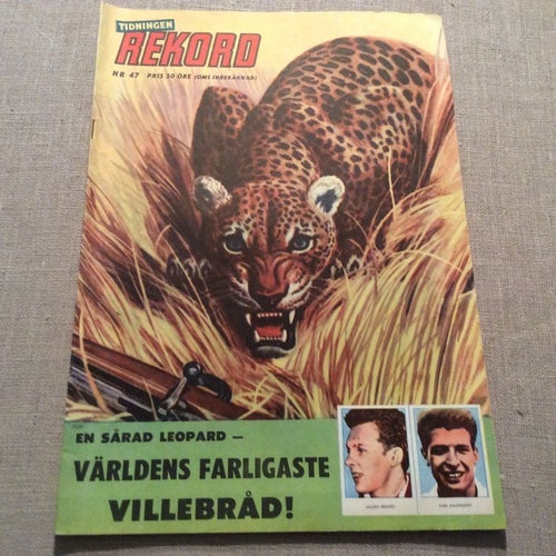 REKORD nr 47 1960 Spirre,OS Emil Zatopek,Knut Kroon Degerfors,Landskrona BOIS