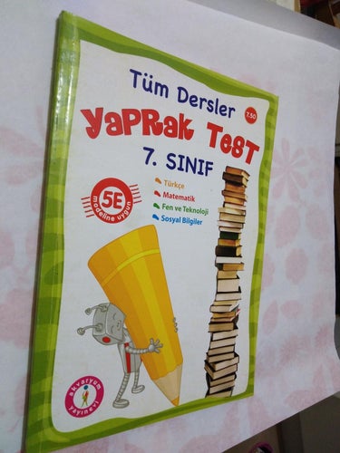 Tum dersler yaprak test 7. sinif bok på turkiska, prover i alla ämnen åk 7. VF+