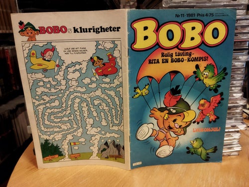 Bobo 1981 nr 11, VG+ Helena Lindkvist Lars Börjesson Marie Norman Lena Olofsson