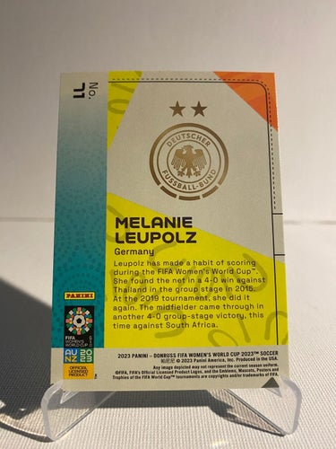 2023 Donruss Fifa Womans World Cup Melanie Leupolz Rookie #71