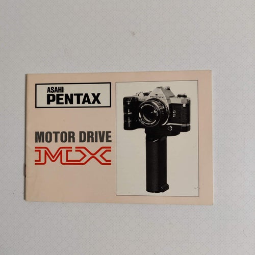 ASAHI PENTAX MOTOR DRIVE MX User's Instruction Manual Vintage